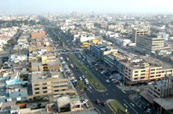 Vista panoramica del distrito de San Borja en Lima Peru