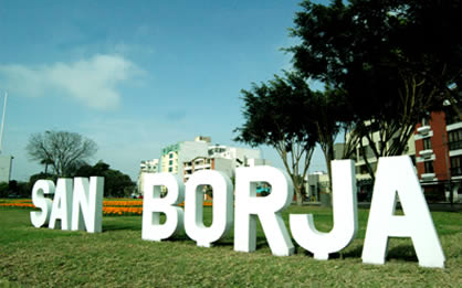 San Borja y sus areas verdes